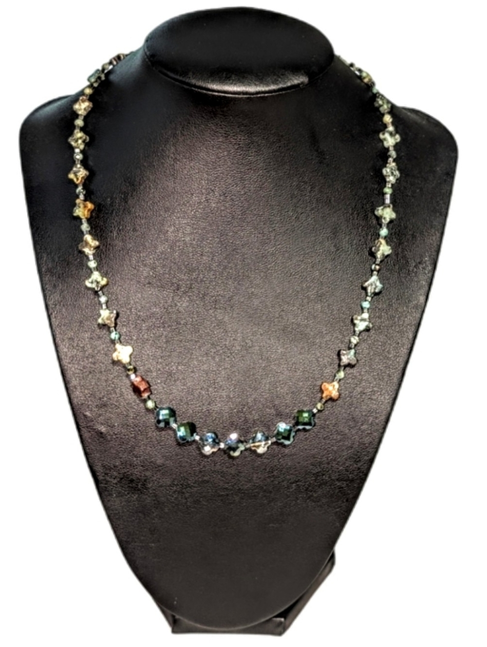 Handmade African Turquoise Beaded Necklace